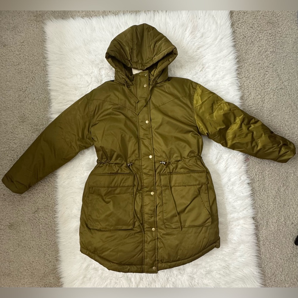 Universal Thread Women's Puffer Jacket Water Resistant Hooded - NWOT